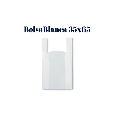 BOLSAS BLANCA CON AGARRADERA 35X65 CM